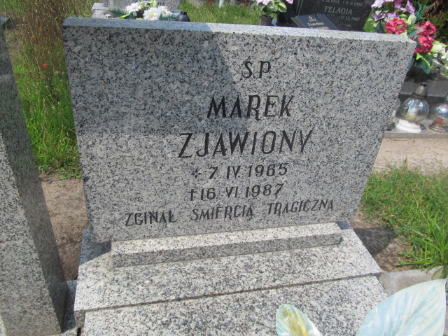 Marek Zjawiony 1965 Siechnice - Grobonet - Wyszukiwarka osób pochowanych