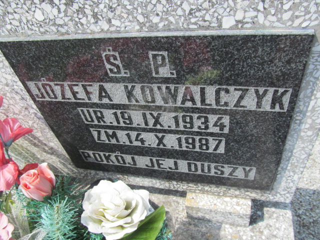 Józefa Kowalczyk 1934 Siechnice - Grobonet - Wyszukiwarka osób pochowanych