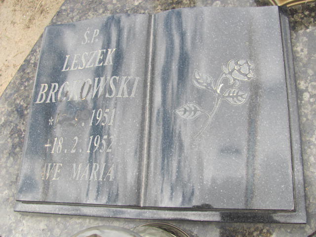 Leszek Brokowski 1951 Siechnice - Grobonet - Wyszukiwarka osób pochowanych