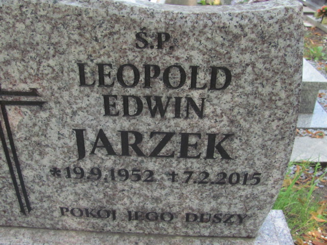 Leopold Edwin Jarzek 1952 Siechnice - Grobonet - Wyszukiwarka osób pochowanych