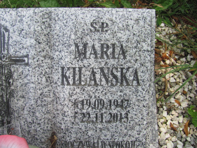 Maria Kilańska 1947 Siechnice - Grobonet - Wyszukiwarka osób pochowanych