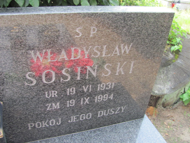 Władysław Sosiński 1931 Siechnice - Grobonet - Wyszukiwarka osób pochowanych