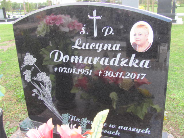 Lucyna Domaradzka 1951 Siechnice - Grobonet - Wyszukiwarka osób pochowanych